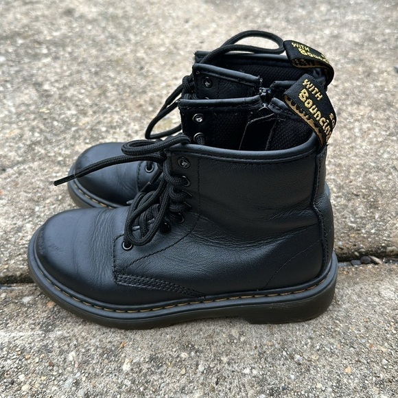 Dr. MartensKids' 1460 Softy T Leather Lace-Up Combat Boots Size US 1 - Picture 4 of 8